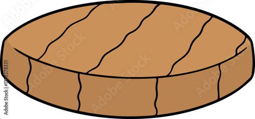 Illustration of cutting board

