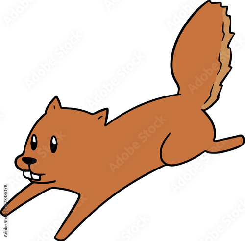 Illustration of squirrel
