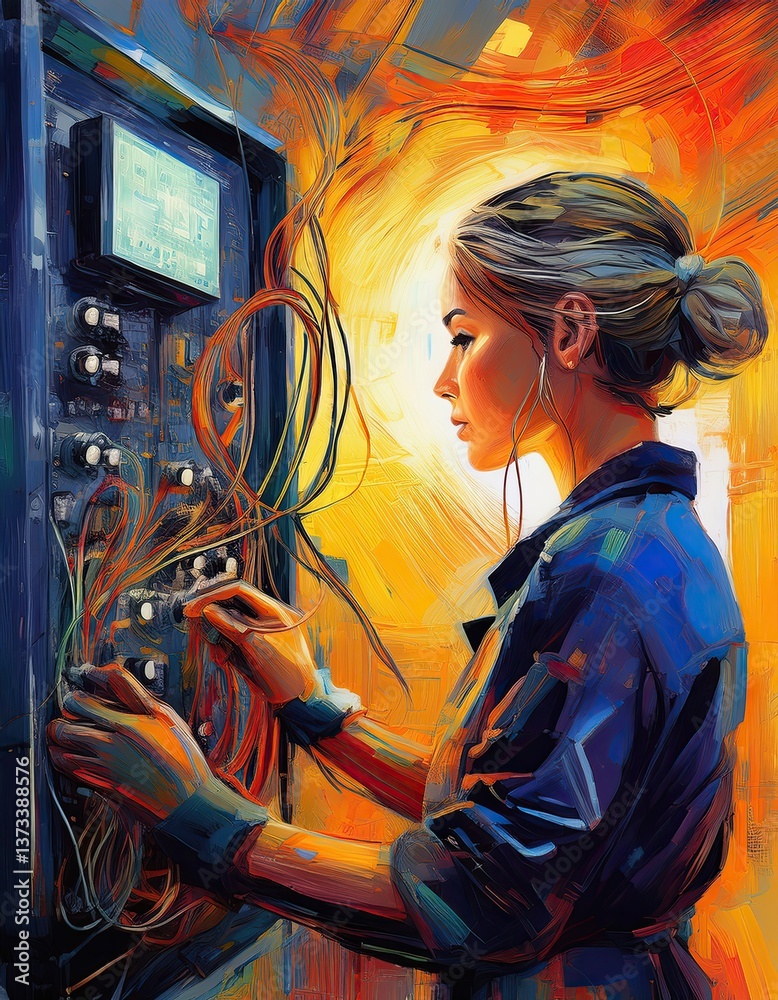 Wiring Connections with Focused Determination Wiring Connections with Focused Determination