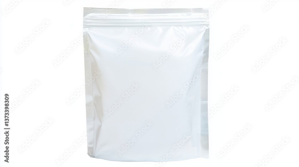 Plastic Bag Mockup with Zipper, Blank Design for Product Branding Plastic Bag Mockup with Zipper, Blank Design for Product Branding