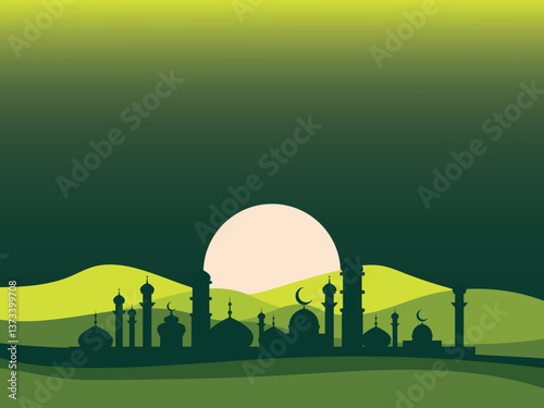 eid al fitr pattern background wallpaper vector poster arab religion holiday abstract traditional