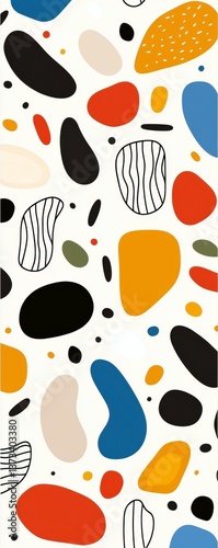 Wallpaper Mural Abstract Colorful Shapes Pattern Torontodigital.ca