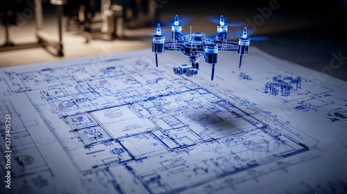 Drone Technology   Architectural Blueprint  Automation in Construction