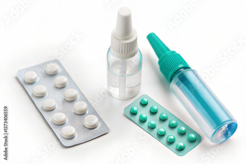 Allergy Relief Medication and Nasal Spray 