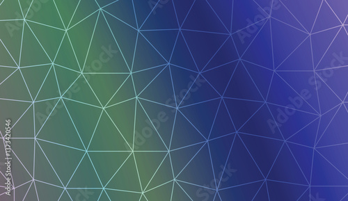 New gradient color illustration in a polygonal style. Design for flyer, wallpaper, presentation, paper. Vector illustration. Creative gradient color.