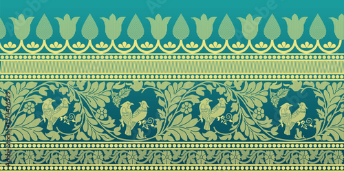 beautiful graphic saree design and this sari design is in Indian style which is for textile fashion industry and it can be used as wallpaper backdrop and website bg this style is originated in india