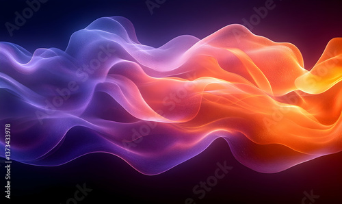 Abstract color flow background photo