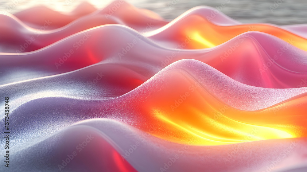 Obraz premium Abstract wave shapes background design