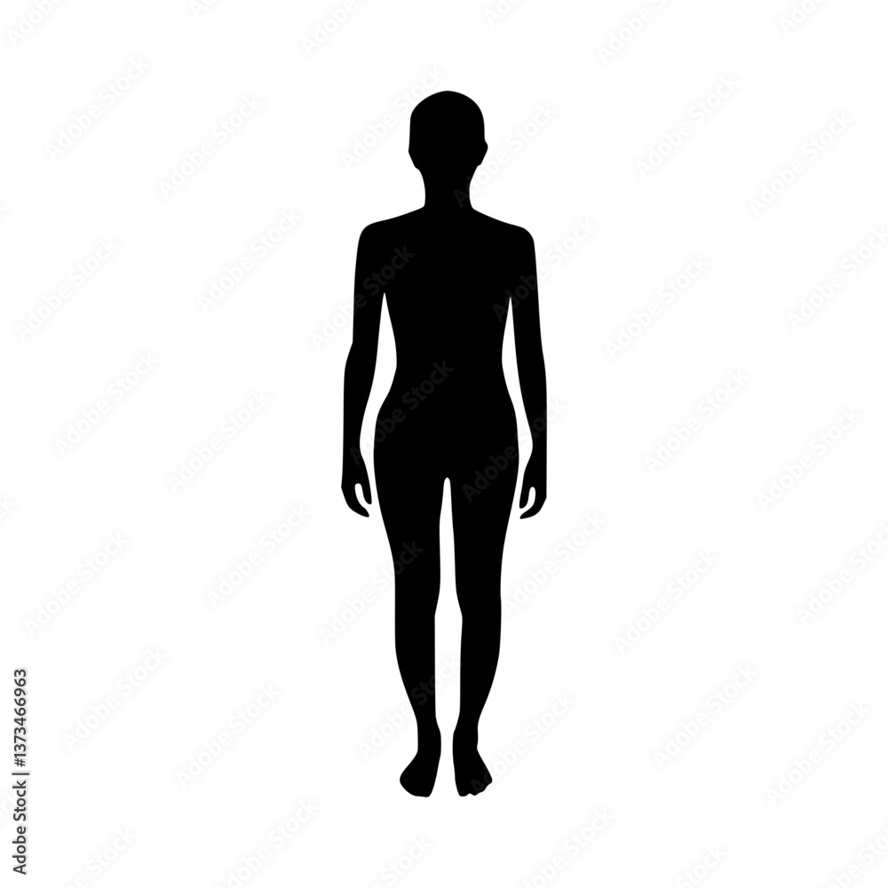 Silhouette Woman Figure - Human Form Outline Silhouette Woman Figure - Human Form Outline