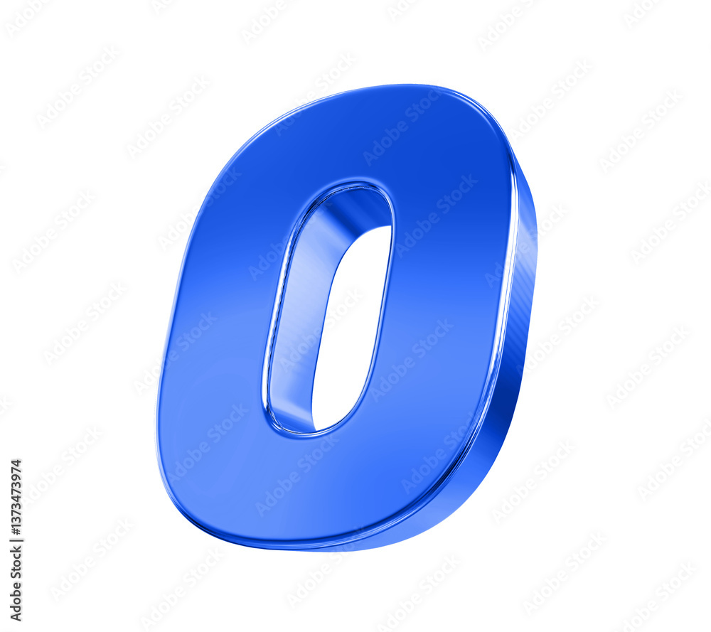 Blue Number 0 Blue Number 0