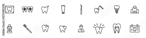 set icon dental 