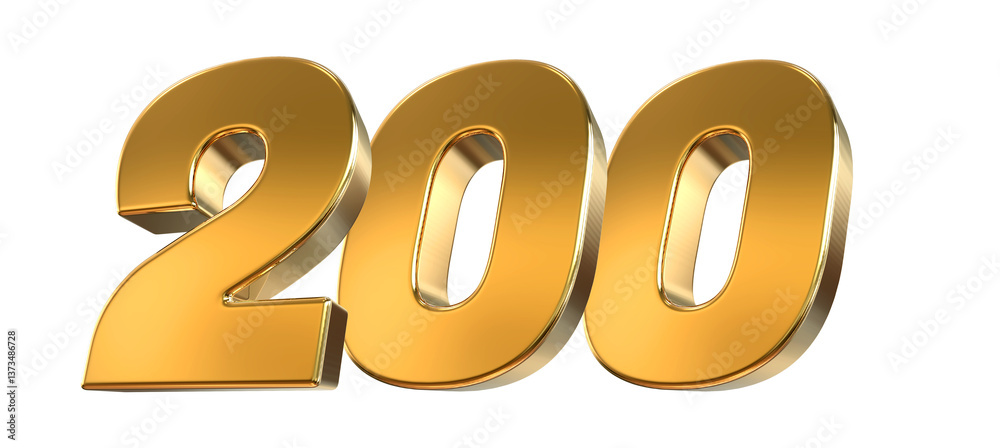 Gold Number 200 Gold Number 200