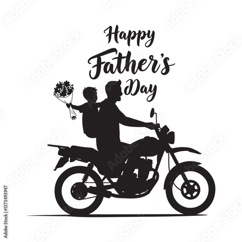 happy father's day celebration lettering text typescript font for t-shirt vector design illustration