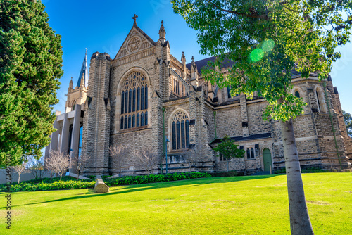 St Mary's Cathedral on a sunny day, Perth