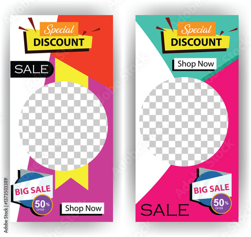 Colorful Sale Promotion Design