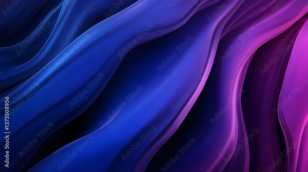Fototapeta premium Abstract fluid gradient background with vibrant blue and violet colors
