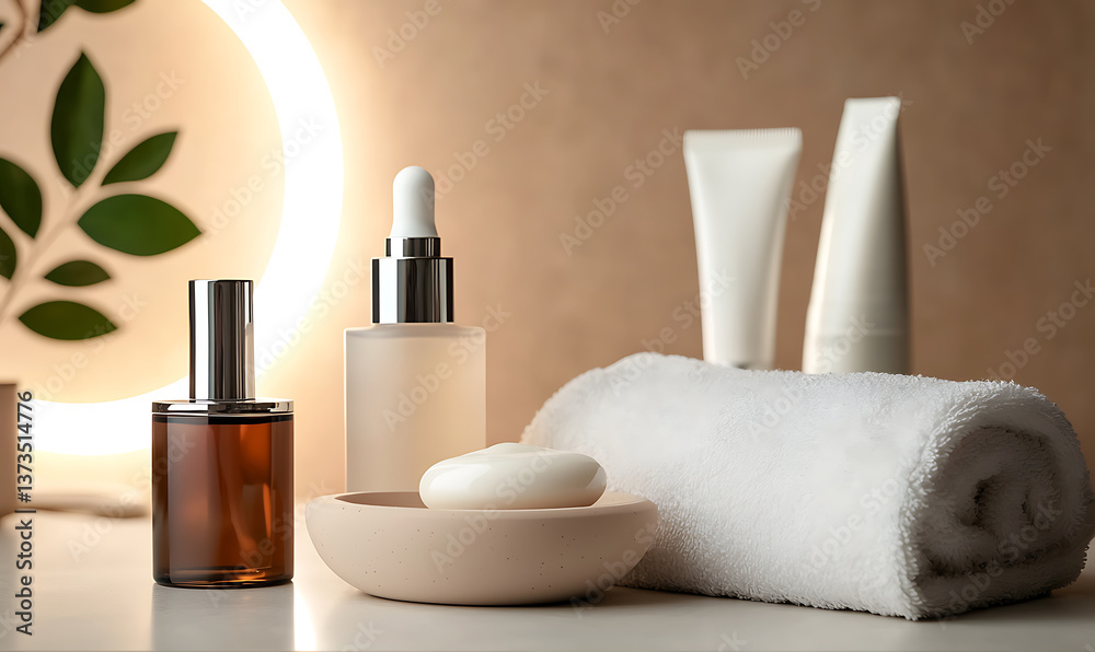 Relaxing spa treatment with natural oils and towels indoor serenity lifestyle zen atmosphere Relaxing spa treatment with natural oils and towels indoor serenity lifestyle zen atmosphere