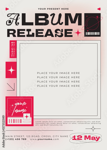 Music Album Release Flyer