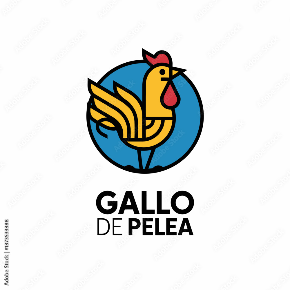 Obraz premium GALLO DE PELEA logo 