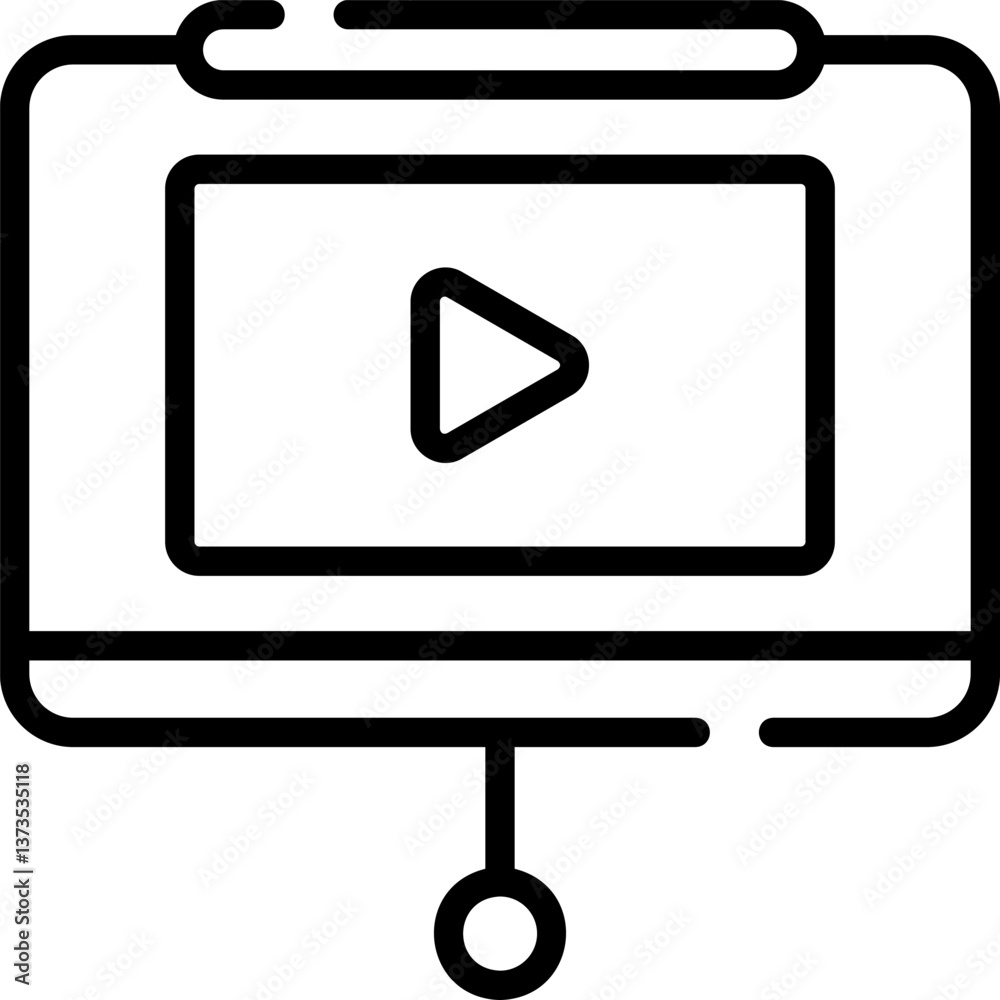 presentation Illustration on a white background. presentation Illustration on a white background.