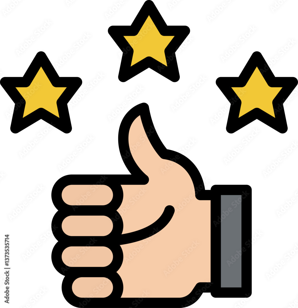 thumb up Illustration on a white background. thumb up Illustration on a white background.