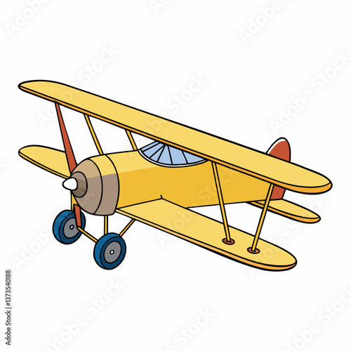 biplane-minimalist-design-with-a-white-background