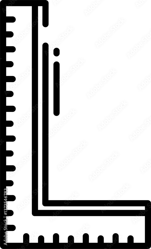ruler Illustration on a white background.eps ruler Illustration on a white background.eps