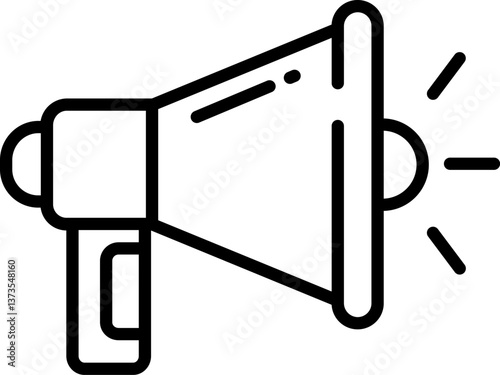 announcement Illustration on a white background.