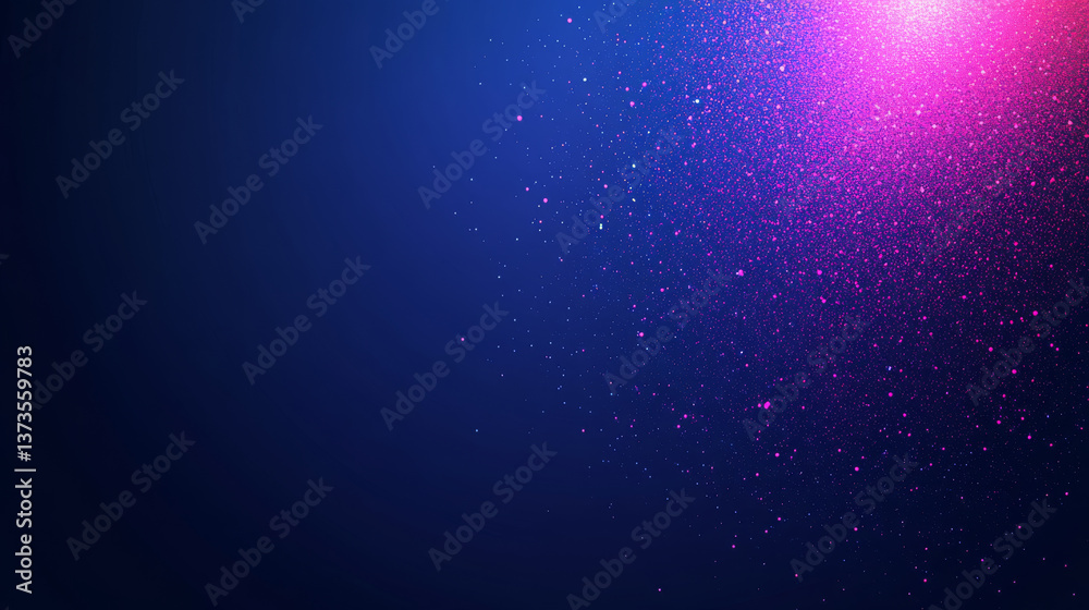 Obraz premium Vibrant gradients with sparkling particles create dynamic