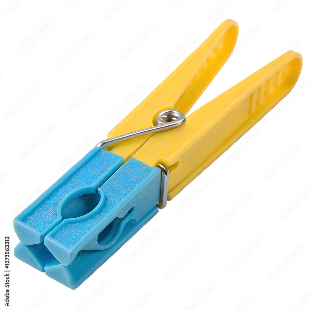 Plastic clothes peg isolated on transparent background Plastic clothes peg isolated on transparent background