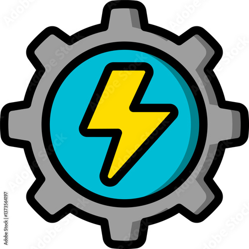 electrical engineer Illustration on a white background.