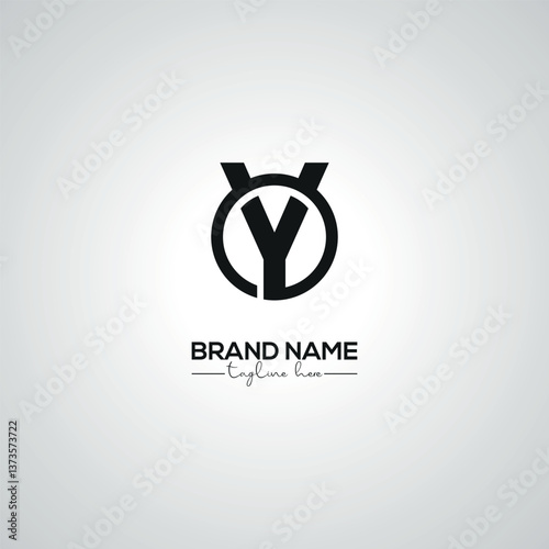 Minimal OY YO Lettermark Logo Design for Corporate Branding.