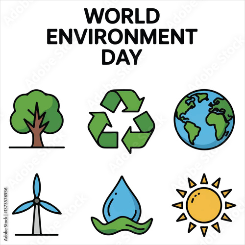 ecology icon set