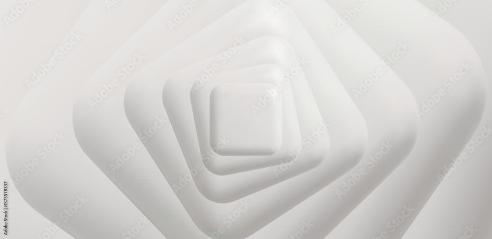 Obraz premium Abstract geometric 3d background with rotating element.