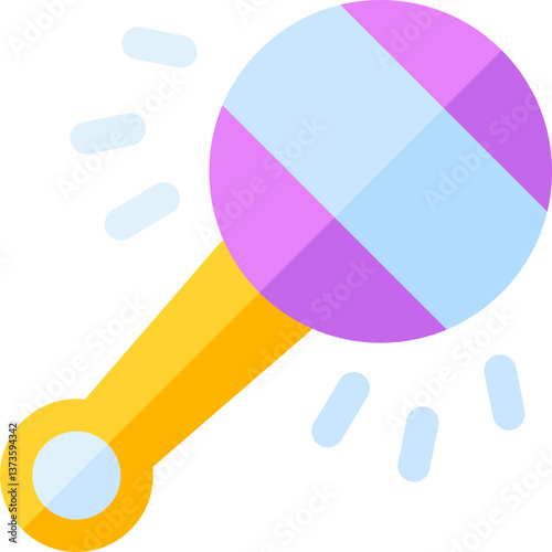 rattle Illustration on a white background
