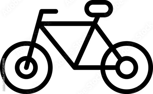 bicycle Illustration on a white background