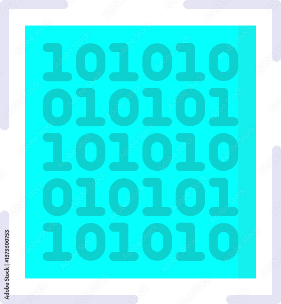 code Illustration on a white background code Illustration on a white background