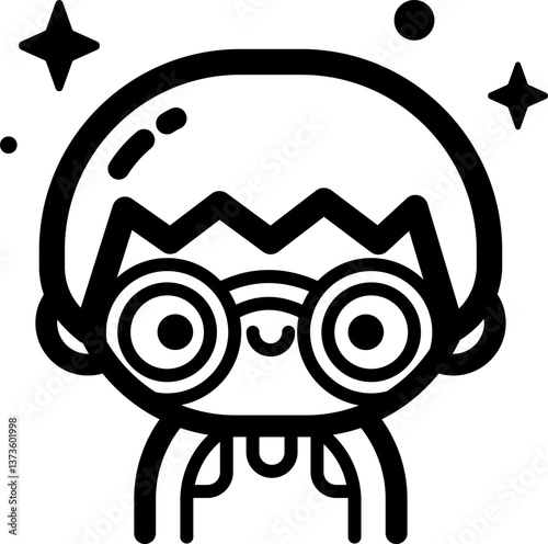 educator Illustration on a white background