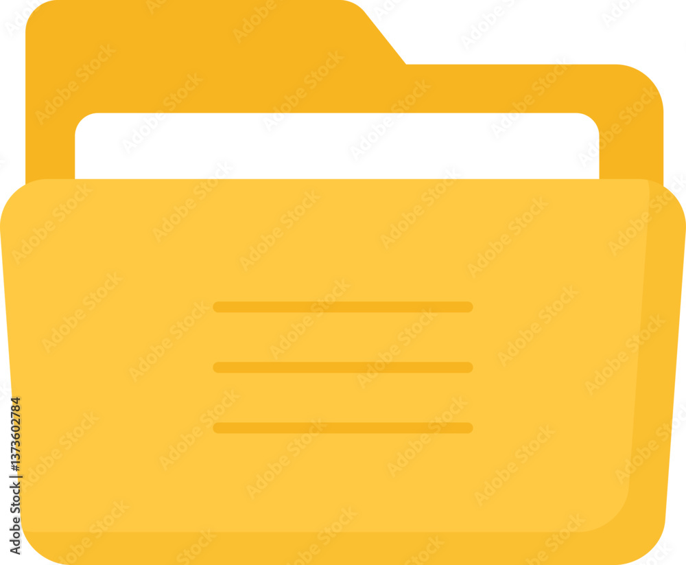 folder Illustration on a white background folder Illustration on a white background