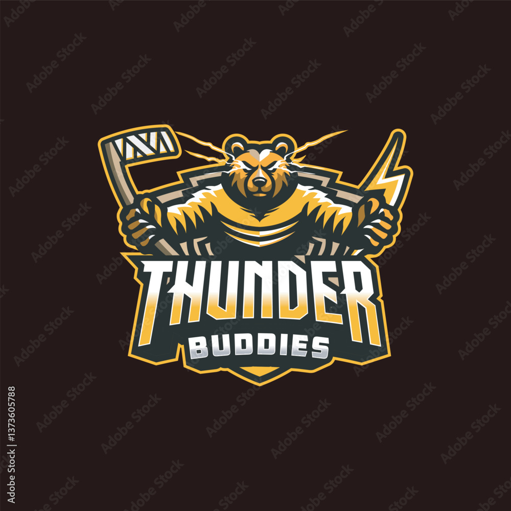 THE THUNDER BUDDIES LOGO 2 THE THUNDER BUDDIES LOGO 2