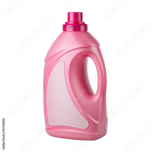 Pink Liquid Detergent Bottle on transparent background High-Quality PNG