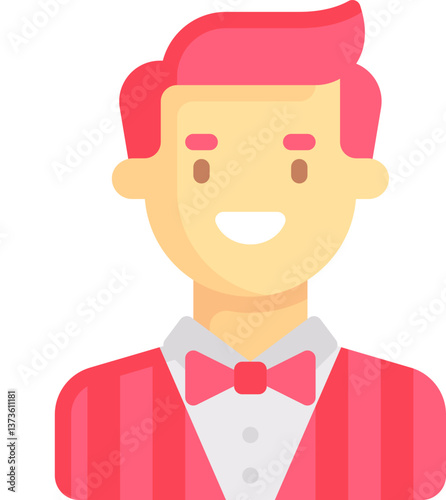 showman Illustration on a white background