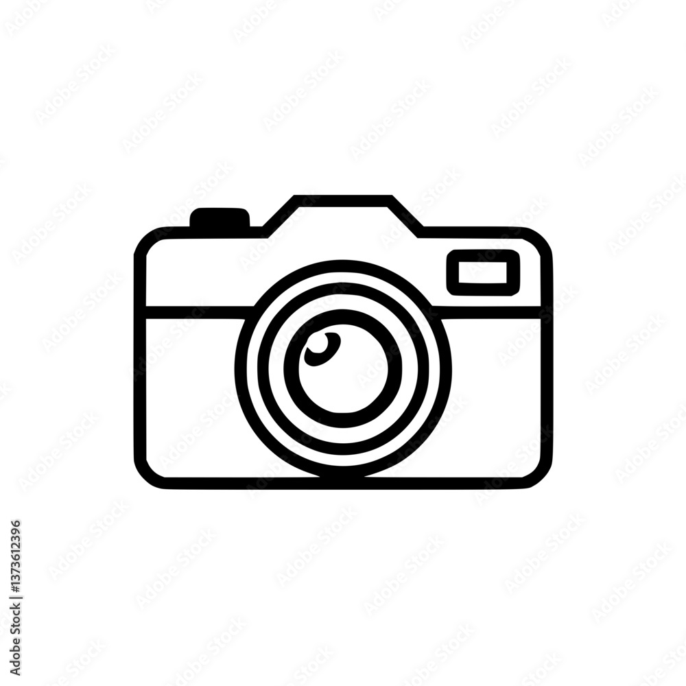 Camera icon for photography travel memory-making A simple symbol that represents capturing moments and preserving memories through images Camera icon for photography travel memory-making A simple symbol that represents capturing moments and preserving memories through images