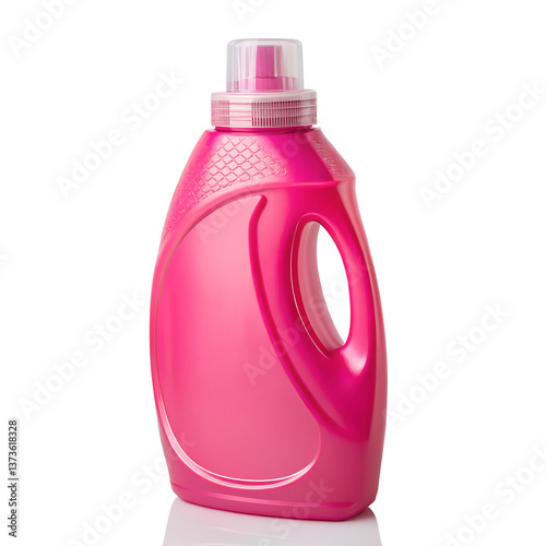 Pink Liquid Detergent Bottle on transparent background High-Quality PNG