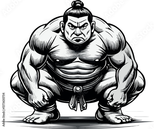 praticante di Sumo, lotta giapponese, Sumotori 03