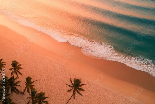 Aerial view of beach