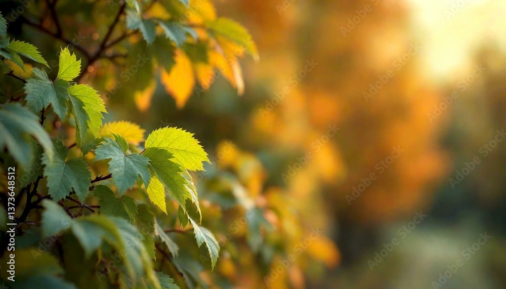 Golden Hour Autumn Foliage Transition Golden Hour Autumn Foliage Transition