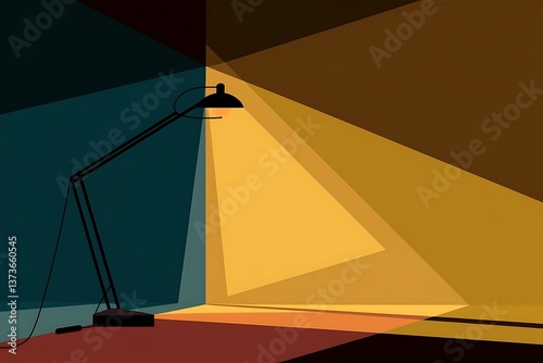 Dark tone Neo Memphis social background illustration