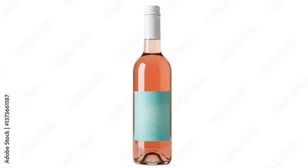 Isolated Bottle of Ros� Wine Isolated Bottle of Ros� Wine