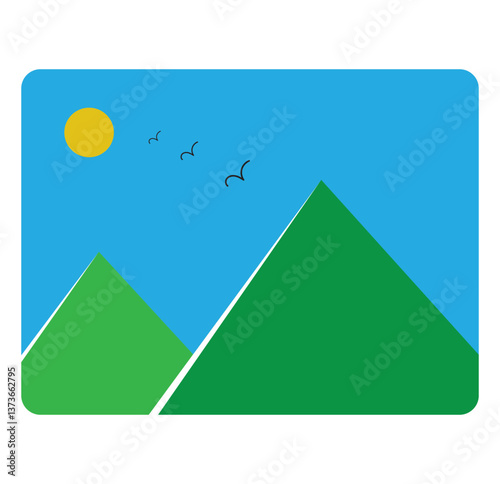 Gallery icon set. Photo album symbol. Image, picture collection icons set. Vector EPS 10 